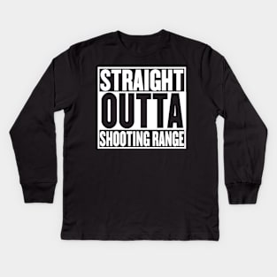 Shooting Range - Player Unknown Battle Ground Kids Long Sleeve T-Shirt